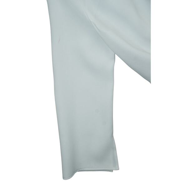 ZARA Women’s M White Draped Wrap Front Cropped Blouse Long Sleeve Made  Morocco - Picture 7 of 8